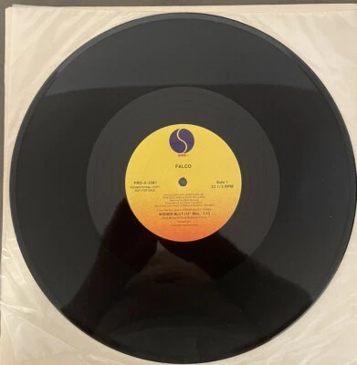 Falco- Wiener Blut (12" Mix)/(LP Version)-12" Promo Vinyl Single (Sire PRO-3381) - Image 1 of 2