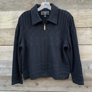 Chaqueta Cárdigan Deportiva St John Mujer M Texturizada Santana Cremallera Completa - Imagen 1 de 16