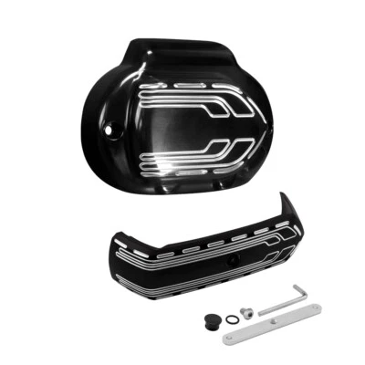 Cubierta lateral de transmisión apta para Harley Touring Street Road Glide 2017-2020 Foto 1 de 4