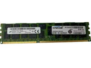 8GB Crucial 2Rx4 PC3L-10600R DDR3-1333 ECC Server RAM CT8G3ERSLD41339 Micron - Picture 1 of 1