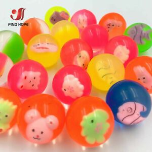 1/5/10 pcs Kids Mini Rubber Bouncing Balls Super Bouncy Elastic Toy Party Gifts
