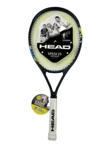 HEAD Speed Jr 25 Junior Tennis Racquet Prestrung Grip 3 7/8 Age 8-10 50" 55" - Picture 1 of 14