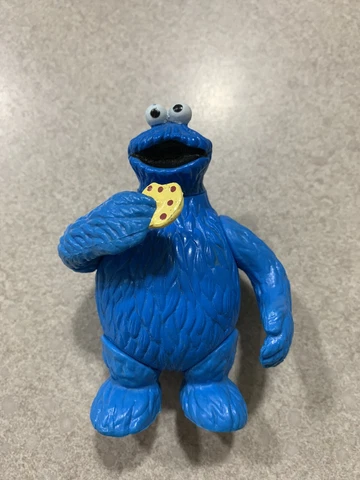 Vintage 1985 - Tara Toy Sesame Street Articulated Cookie Monster Action Figure Cover