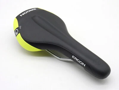 ERGON SMA30 Evo Rennrad Sattel TM Magnesium Rails - lemon yellow