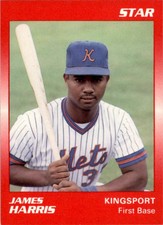 1989 Star #172 James Harris Kingsport Mets