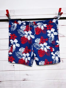 The Foundry Supply Co Mens Swim Shorts Size 2XL Blue Floral Lined Pockets - Picture 1 of 6