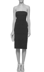 NEW Diane Von Furstenberg Sz 2 Little Black Dress Sleeveless Kimeena $425 RARE - Picture 1 of 12