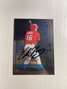 St Louis Cardinals CHRIS HAAS Signed Card