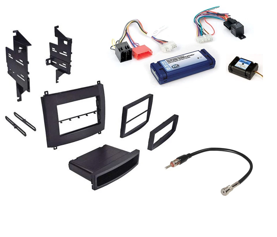 Car Radio Stereo Trim Dash Kit for 2003-2007 Cadillac SRX CTS W/Radio Interface - Image 1 of 1