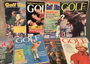 GOLF Lot of 8 JACK NICKLAUS magazines - Picture 1 of 9