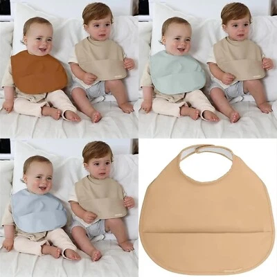 WILLOW + SIM Baby Fütterungsschürze Kind Lätzchen wasserdicht Rülpsen Kleinkind Kunst Absetzen Essen Fänger Spielen