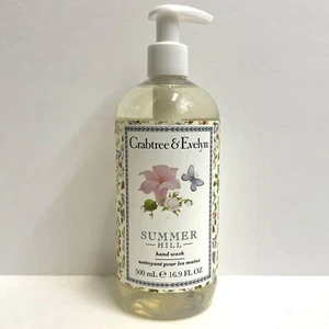 Crabtree & Evelyn SUMMER HILL Hand Wash 16.9 oz NEW w/PUMP Soap - Picture 1 of 3