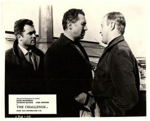 The Challenge original lobby card Anthony Quayle Carl Mohner