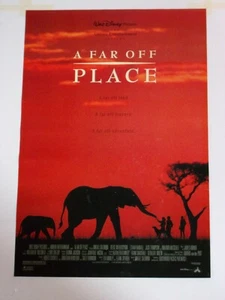 Disney A FAR OFF PLACE Original THEATER-USED Movie Poster 27x40 #'d Sheet DS -C6 - Picture 1 of 12