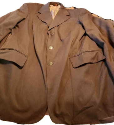 John Henry Mens Size 40R Gray Suit Jacket Vintage Blazer 3 Button Notch - Image 1 of 4