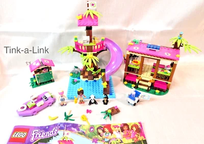 LEGO 41038 Jungle Rescue Base Friends Set con Manuales Completo Andrea Stephanie Foto 1 de 4