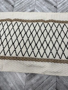 Boho Table Runner for Home Decor with Tassels Approx 60" Inches Long New - Picture 1 of 6