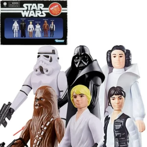 Juego de 6 figuras de acción Star Wars Retro Collection, A New Hope 3 3/4 pulgadas, F7648 - Imagen 1 de 14