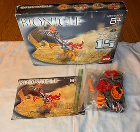 LEGO BIONICLE Master Builders Set 10023 w/Instructions and Box, Incomplete 