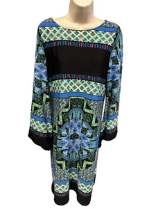 Emma & Michele Print Dress Women’s Size Medium - Picture 1 of 6