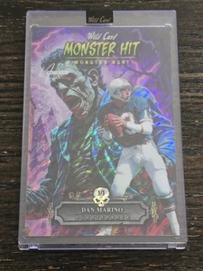 Dan Marino 2025 Wild Card Monster Hit Monster Hunt 1/1 Jumbo Card NEW! - Picture 1 of 3