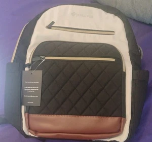 Backpack for women black Kellyon 15.6 inch - Picture 1 of 12