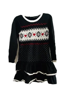 Girls Gymboree Soft Cotton Winter Sweater Dress Size 7 - Image 1 of 4