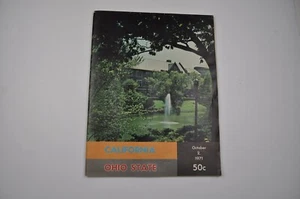 Vintage Ohio State Football Program California October 1971 - Picture 1 of 8