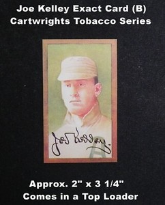 JOE KELLEY Cartwrights Tobacco Series First Edition Card #6 _ Exact Card (B)