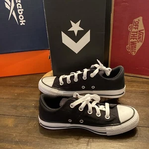 7M Converse All Star Women's Black Shoreline Pull On Sneaker Style 53708F - Picture 1 of 6