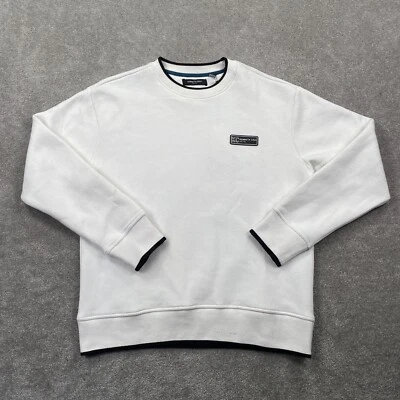 Sudadera polar súper suave espalda Kenneth Cole 83 para hombre talla M blanca KF9P37WHTSC Foto 1 de 4