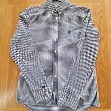 Mens Shirts Medium Henri Lloyd Ragnall Gingham Check Long Sleeve