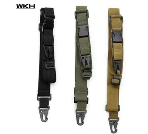 Hunting 3 Points Rifle Sling Adjustable Bungee For Air-soft Gun Straps Paintball - Picture 1 of 15