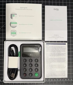 Zettle Reader 2 Card Reader Contactless Payment Black Bluetooth IOS/Android - Picture 1 of 3