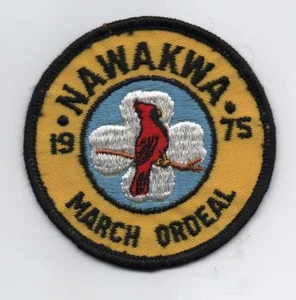 OA Nawakwa Lodge 3 Activity Patch, 1975 March Ordeal  (eR1975-1), Mint! - Picture 1 of 1