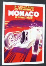 2007 SPORTING PROFILES CARD #1 1930 RACING GRAND PRIX MONACO