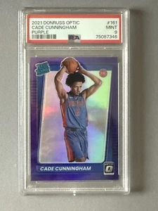 Donruss Optic #161 2021-22 Cade Cunningham púrpura clasificación novato - como nuevo PSA 9 - Imagen 1 de 2