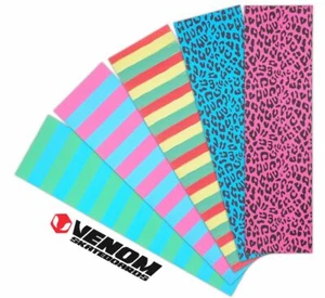 Venom Professional Grade Skateboard Griptape 9" x 33" - Neon - Picture 1 of 16