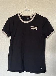 Levi's Shirt Youth Size Small Blue White Pre-Owned - Picture 1 of 24