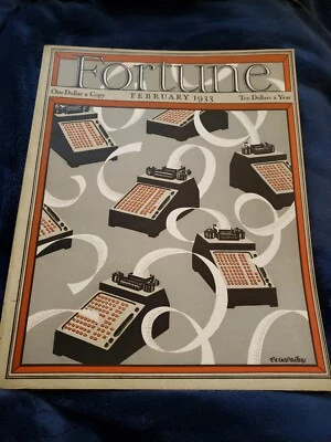Fortune Magazine February 1933 Cigar Band Insert - Image 1 of 4