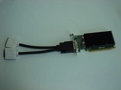 NVIDIA Quadro NVS 300 PCIe 2.0 x 16 512MB Low Profile W/ DMS-59 to DVI SPLITTER  - Image 1 of 4