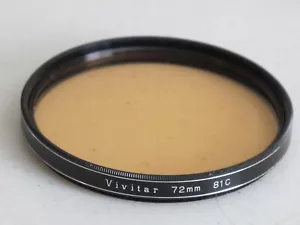 72mm Vivitar 81C Warming Filter #72-fu2 - Picture 1 of 1