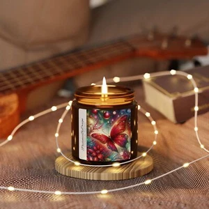 Weihnachtswärme Duftsojabohnenkerze, gemütliche Wohnkultur, perfektes umweltfreundliches Geschenk - Bild 1 von 6