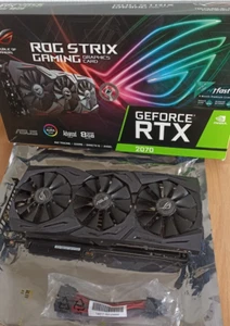 RTX2070 Asus Rog Strix Gaming 8GB GDDR6 Nvidia Grafikkarte OVP - Afbeelding 1 van 15
