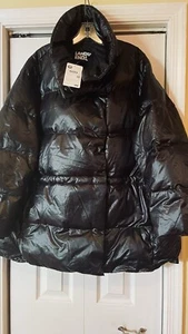 NWT Lands' End Women’s Black Wrap Quilted Down Puffer Jacket Size 2Xl - Picture 1 of 8