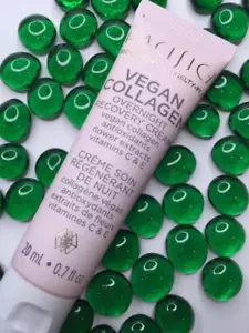 PACIFICA Vegan Collagene Crema Recupero Durante la Notte 0,7 once Taglia Viaggio NUOVA, SPEDIZIONE GRATUITA! - Foto 1 di 2