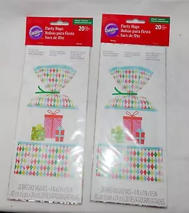 Wilton Christmas Party Bags Michaels Exclusive 2pks 40 Total Little Diamonds 5B - Picture 1 of 2