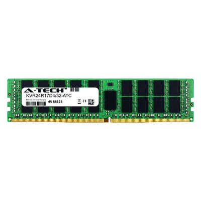 32GB DDR4 PC4-19200R RDIMM (Kingston KVR24R17D4/32 Equivalent) Server Memory RAM - Image 1 of 2