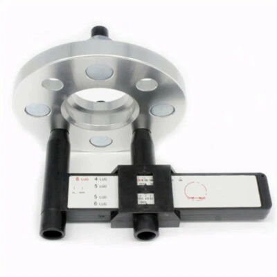 Car Precise Tire Bolts Wheel Rims Ruler Measuring Tool 4 5 6 8 Lug ABS Plastic - Image 1 of 4