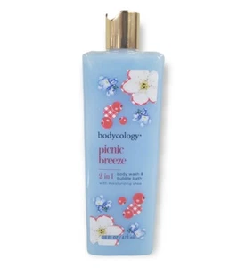 Bodycology Picnic Breeze 2 in 1 Body Wash Bubble Bath 16 fl oz edizione limitata - Foto 1 di 3
